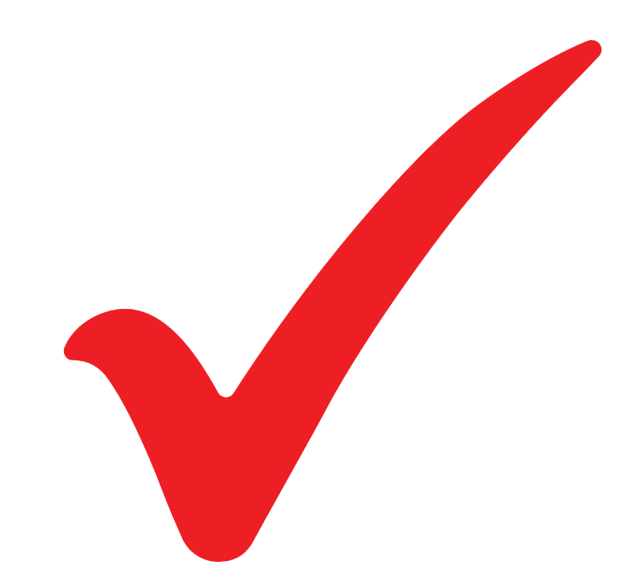 Red tick Logo